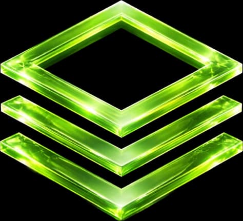 Logotipo JuriON em vidro translúcido 3D